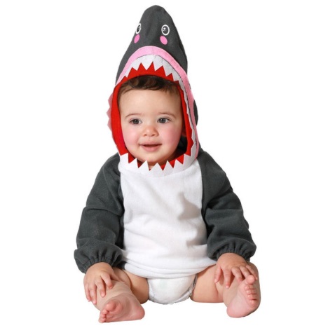 Disfraces de carnaval para bebés animal tiburon