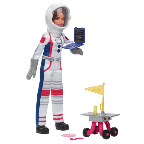 La muñeca Barbie astronauta con traje espacial